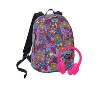 Seven Sac à dos The Double Skull, toile, fuchsia