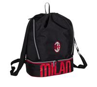 Seven Sac AC Milan Glorious History de Gym, Fond Rigide Porte-Chaussures, Porte-bébé, garçon, Football, Produit Officiel, idée Cadeau