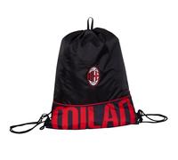 Seven Sac de Sport AC Milan Glorious History pour Enfants, Ouverture avec Cordon, Enfant, garçon, Football, Produit Officiel, idée Cadeau, Sport, Sac à Dos Scolaire