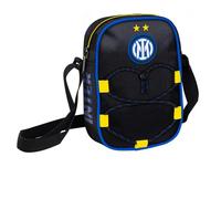 Seven Sac Inter Football sérigraphié sur Le côté avec bandoulière réglable pour Enfant, Produit Officiel, idée Cadeau
