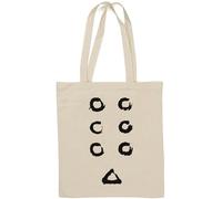 Seven Samurai Banner Sac fourre-tout en coton naturel Blanc