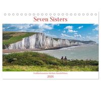 Seven Sisters - Großbritanniens höchste Kreidefelsen (Tischkalender 2026 DIN A5 quer), CALVENDO Monatskalender: Atemberaubend und beeindruckend schön, aber gefährlich zugleich