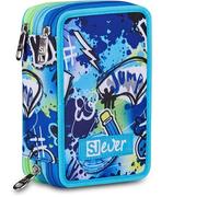Seven SJ GANG STYLE Jam Gang Astuccio École 3 Zip, Sj Ever Cloudy Blue