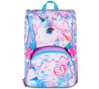 Seven SJ GANG STYLE Jam Gang Sac D’École Extensible Big LED Licorne Fille, Rose
