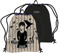 Seven Spa Zainetto Sakky Bag Mercoledì Addams Mercredi, Beige, Taglia Unica Femmes