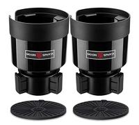 Seven Sparta Lot de 2 extenseurs de porte-gobelet de voiture avec base réglable, compatibles avec les bouteilles Hydro Flasks de 81/1184 ml, compatibles avec Yeti Ramblers de 50,8/66/887,5 g, autres