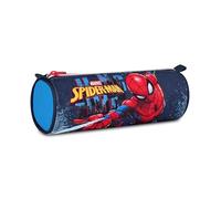 Seven Spiderman Porte-Stylo école Tombolotto, Bleu, Trousse Ovale pour stylos, Crayons et Accessoires, Trousse à Dos Scolaire, école Primaire, Enfant, Bleu, Moderne