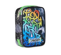 Seven Sprint Paint Boy Trousse d'école de Vitesse, Multicolore, Porte-Stylo Mono Compartiment avec Planches Amovibles, avec Stylets, Crayons, Couleurs, Accessoires Sac à Dos, école Primaire, Enfant