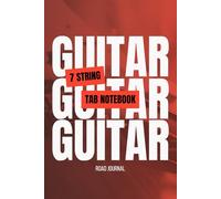 Seven String Guitar Tab Notebook: Road Journal: Compact Blank Tablature Sheets for Songwriting, Music Composition, and Practice