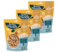 Seven Sundays Protéines d'avoine Céréales, Simplement Miel, Sachet de 236,8 g (3 pièces), Sans gluten, 5 g de protéines recyclées, 0 g de sucre raffiné, Snack sucré croustillant
