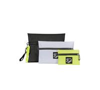Seven Trio Pochette Tech, Gris Noir Jaune, pour Petits Accessoires, Noir, Taglia Unica, Moderne