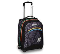 SEVEN Trolley école Big, Gris, Harry Potter, Double Compartiment, Poche Porte-Bouteille et système de Croisement, Sac à Dos d'école de Voyage, Enfant garçon - Wizarding World, Multicolore, Taglia