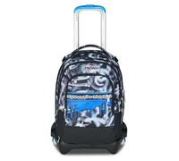 Seven Trolley école Jack 3 roues Detach, gris clair, sac à dos avec chariot détachable de 37 L, poche gourde, sac à dos amovible, multi-usage et spacieux, école primaire et média, sac à dos enfant