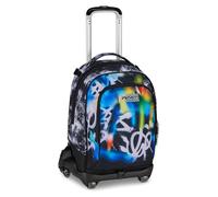 Seven Trolley École Jack 8 Roues BUZZY NOTE BOY, Multicolore, 34 L, Discomposable, 3 en 1, Poches multifonctions, Cross-over System, Barre télescopique, École primaire et moyenne, Enfant, Garçon