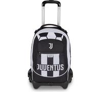 Seven Trolley Scolaire Jack 3 Roues Juventus, Noir, 33 l, démontable, système Crossover, 3 en 1, Utilisation Sac à Dos, Poche Frontale, école Primaire et Moyenne, Enfant, garçon, Football, Produit