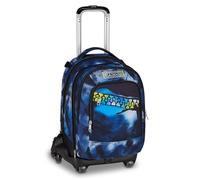 Seven Trolley School Jack 8 Roues Detach BLEU FUSION, Bleu, 34 L, Discomposable, Sac à dos détachable, 4 en 1, Cross-over System, Poches multifonctions, École primaire et média, Enfants, Garçons