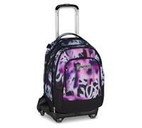 Seven Trolley School Jack 8 Roues Detach BUZZY NOTE GIRL, Noir, 34 L, Discomposable, Sac à dos détachable, 4 en 1, Cross-over System, poches multifonction, école primaire et moyenne, fille,