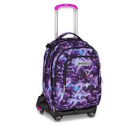 Seven Trolley School Jack 8 Roues Detach LOVEPASS, Violet, 34 L, Discomposable, Sac à dos détachable, 4 en 1, Cross-over System, poches multifonction, école primaire et moyenne, fille, fille