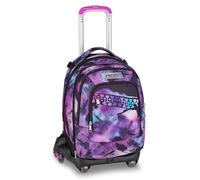 Seven Trolley School Jack 8 Roues Detach PINK FUSION, Violet, 34 L, Discomposable, Sac à dos détachable, 4 en 1, Cross-over System, poches multifonction, école primaire et moyenne, fille, fille