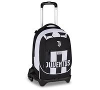 Seven Trolley Scolaire Jack 3 Roues Juventus, Noir, 33 l, démontable, système Crossover, 3 en 1, Utilisation Sac à Dos, Poche Frontale, école Primaire et Moyenne, Enfant, garçon, Football, Produit