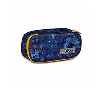 Seven Trousse à Crayons - Étui à Stylos, Trousse à Stylos Boîte à Papeterie pour les Fournitures Scolaires, Matériaux Durables, pour Filles et Garçons, avec Porte-Stylos, deeply Indigo