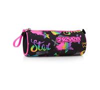 Seven Trousse à Crayons - STROKE BRUSH Sac à stylos, boîte à papeterie, étui à stylos, parfait pour les fournitures scolaires, pour les adolescents, les filles et les garçons, design italien, marron