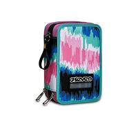 Seven Trousse à Crayons - Trousse à Stylos, Boîte à Papeterie, Trousse Remplie de Stylos, Marqueurs et Autres, pour les Fournitures Scolaires, pour Filles et Garçons, 3 Compartiments, Xxl Girl