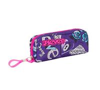 Seven Trousse à Crayons - Trousse à Stylos, Multicolore, Boîte à Papeterie, Trousse à Stylos pour Adolescents et Adolescentes, Parfait pour les Fournitures Scolaires, Bleu/Rose, Keys