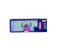 Seven Trousse d'école LILO & Stitch pour Enfants, Compartiments Pop up pour Crayons, gommes, règles, Calculatrice Incluse, tiroirs Magiques, étiquette nom Personnalisable, Produit Officiel, idée