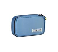 Seven Trousse d'école Quick Case, Bleu Clair, freethink, Porte-Stylo Complet avec Stylets, Crayons, Couleurs, Accessoires Sac à Dos, élémentaires, Moyennes, garçon Fille, Bleu Ciel, Taglia Unica,