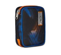 Seven Trousse d'école Speed Pad, noir, porte-stylo Mono compartiment avec planches amovibles, avec stylets, crayons, couleurs, accessoires sac à dos, école primaire, enfant, Noir , Taglia Unica