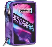 SEVEN Trousse École Seven 3 Compartiments PINK FUSION 3 Zip