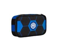 SEVEN Trousse scolaire QUICK CASE - F.C. INTER Football - Jusqu'à la VICTOIRE, noir bleu, compartiment complet avec crayons, stylos et marqueurs, accessoires scolaires, sac à dos scolaire - trousse