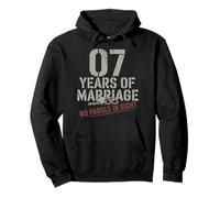 Seven Years Of Marriage 7 years anniversary married couples Sweat à Capuche