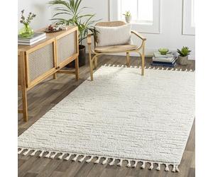 SevenAndEight Livabliss Blida Wohnzimmer Boho, großer Schlafzimmer 160x213 cm für Esszimmer mit geometrischem Muster, Skandinavischer Wohnzimmer Modern in Hellgrau, Creme