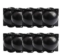 SevenMye Lot de 10 boules d'enracinement de plantes d'extérieur - 5 cm de diamètre - Noir