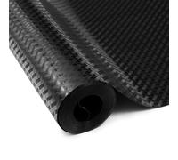 Sevenpers Lot de 3 rouleaux de doublures de tiroir épaisses, imperméables et résistantes à l'huile en plastique EVA, non adhésif, sans BPA, lavable, noir, 30 x 150 cm