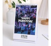 Seventeen HAPPY BURSTDAY Desk Calendar 2026 K-Pop Joshua DK Hoshi Jun Table Calendar pour CARAT New Year Holiday (A)