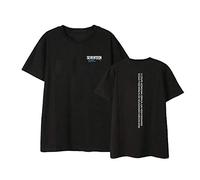 Seventeen Kpop T Shirt de Mode Coréenne à Coton Manches CourtesS.Coups JEONGHAN Joshua Jun Hoshi Wonwoo Woozi DK MINGYU Tee Shirt Seventeen T-Shirt pour Les Hommes Femmes D'été T-Shirt de Sport