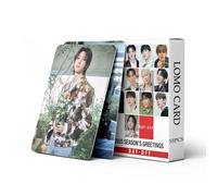 Seventeen Photocards Seventeen 2025 Lot de 55 cartes de vœux Lomo pour fans et filles - Décoration de fête d'anniversaire Kpop