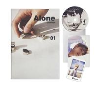 SEVENTEEN - SEVENTEEN - 4th Mini Album [Al1] (Re-release) (ALONE Ver.) Photobook + CD + Postcard + Sticker + Photocard + 2 Pin Button Badges + 4 Extra Photocards