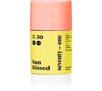 SeventyOne Percent | Sun Kissed: Sun Stick SPF 30 | UVA 12,5 | Stick Solaire Visage & Zones sensible | Vegan | Très Haute Protection | Très resistant à l’eau | 80% Naturel - Made in France | 15 gr