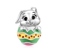 SEVENWELL Breloque en forme d'abeille, papillon, insecte, coquillage, étoile de mer, pour Pandora, Argent