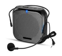 SEVEQIS Amplificateur Vocal, Amplificateur Vocal Portable, amplificateur de mégaphone avec Microphone Haut-Parleur