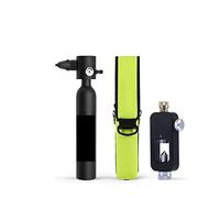 SEVEQIS Bouteille de plongée, Mini Équipement De Plongée sous-Marine Bouteille De Plongée Bouteille D'oxygène Ensemble De Plongée en Apnée avec Adaptateur(Diving Equipment B)