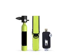 SEVEQIS Bouteille de plongée, Mini Équipement De Plongée sous-Marine Bouteille De Plongée Bouteille D'oxygène Ensemble De Plongée en Apnée avec Adaptateur(Diving Equipment G)