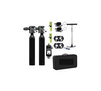 SEVEQIS Bouteille de plongée, Plongée en Apnée Mini Bouteille D'oxygène Plongée Enseignement Recycleur sous-Marin Équipement De Natation Fournitures De Plongée(Zwart)