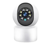SEVEQIS Caméra de sécurité, 3MP PTZ caméra 360 ° sécurité à Domicile Suivi Automatique détection Humaine Audio bidirectionnel IP sans Fil Moniteur bébé(3MP Camera Add 64G)