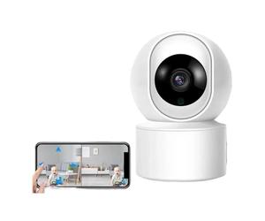 SEVEQIS Caméra de sécurité, Caméra 5MP, interphone Vocal bidirectionnel, Suivi Automatique du Corps, Vision Nocturne Polychrome, caméra intérieure(3MP Add 64G Card)