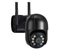 SEVEQIS Caméra de sécurité, Caméra IP 8MP 4K 5MP AI détection Humaine caméra 1080P 5X Zoom numérique PTZ extérieure 3MP Suivi de vidéosurveillance(1080P Add 128G Card)